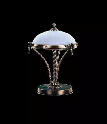 Stolní lampa Stolní lampa Lampa Osvětlení Bílá Zlatá Lampy Stůl Sklo Umění