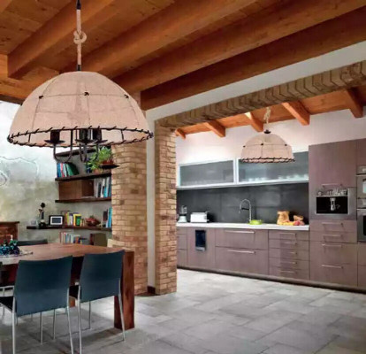 Stropní lampa Lustr Lustr Lampa Beige Moderní Provaz