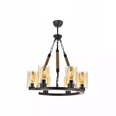 Lampy Nástěnná lampa Lustr Lustr Lustr Sklo Černá Nový