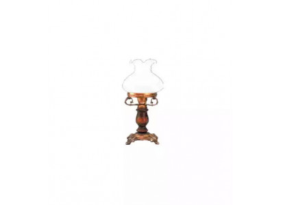 Stolní lampa lampa luxusní hnědá lampa stůl sklo