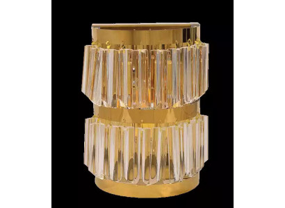 Nástěnná lampa design lampy na stěnu s krystaly vzorem pro obývací pokoj.