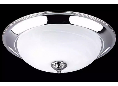 Stropní lampa Lüster Lustr Vzávěsný lustr Stříbrné sklo Lampy Kulaté