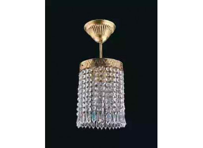 Lustr Dekorační lampa Zlatá Lustr Svítidlo s krystaly