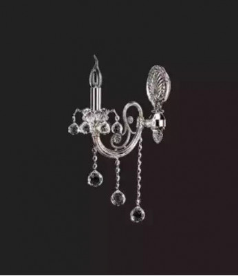 Nástěnná lampa Nástěnné osvětlení Nástěnné lampy Lustr Stříbrný křišťál