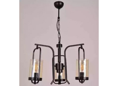 Loft obývací pokoj stropní lampa lustr sklo ložnice černá nástěnná lampa