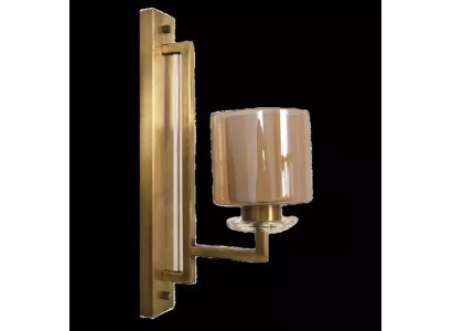 Nástěnná lampa Moderní stěnové lampy Zlato sklo
