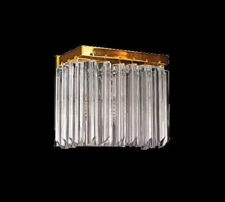 Lustr Luxus Zlatý lustr se světly Šumivý kristalový lustr