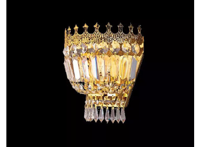 Nástěnná svítidla Nástěnná lampa Nástěnná lampa lustr Stěna Lampy Krystal Zlato