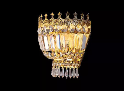 Nástěnná svítidla Nástěnná lampa Nástěnná lampa lustr Stěna Lampy Krystal Zlato