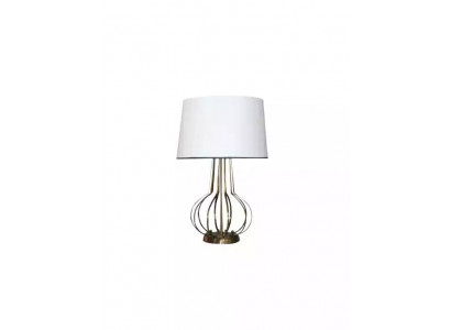 Stolní lampa lamp Luxus stolní kov bílý