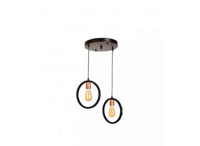 Stropní lampa pro obývací pokoj nebo hosty luxusní černá stylová lampa