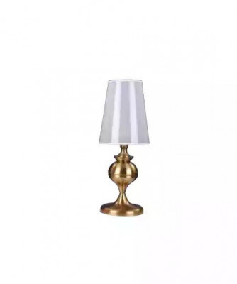 Stolní lampa bílá Luxus nábytek Koloniální styl Moderní nový obývací pokoj