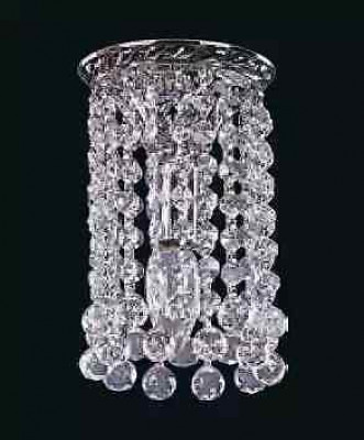 Lustr Křišťál Stropní lampa Stropní lampa Stříbrný lustr