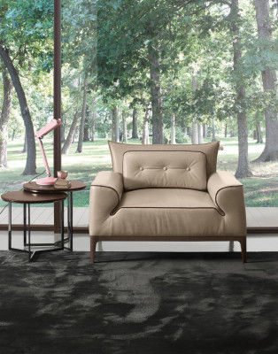 Křeslo Sedadlo Moderní Design Moderní Kůže Jednosedák Relax Styl Luxus Nábytek Nový