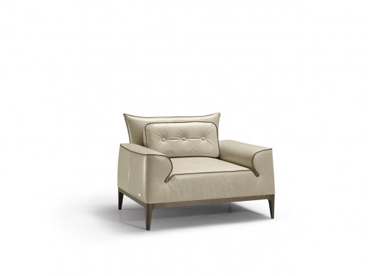 Design kůžené křeslo obývací pokoj Lounge Luxusně Křeslo Design Nábytek Hnědý Prianera