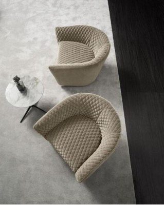 Křeslo Sedadlo Sedící Design Obývací pokoj Čalounění Dřevo Čalounění Moderní Luxus Šedá Nové