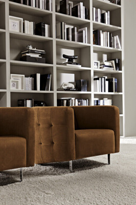 Luxus křeslo potah hnědá Italský styl design moderní nábytek obývací pokoj nový.