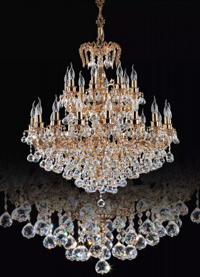 Lustr Krystal Klasické stropní lampa Svislá lampa Lustr Lampička