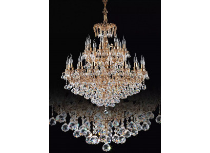 Lustr Krystal Klasické stropní lampa Svislá lampa Lustr Lampička