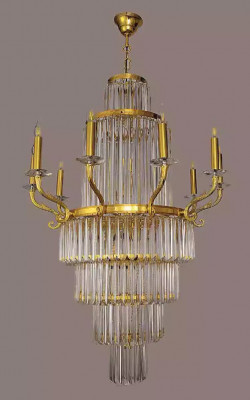 Lustr Crystal pro moderní závěsnou lampu obývacího pokoje