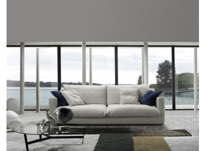 Třímístná luxusní sedací souprava 3místné sedačky kůže design pohovka nábytek styl Prianera