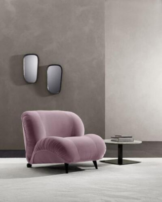 Křeslo Luxus jednosed Pohovka Obývací pokoj Jednosed Textil Lounge