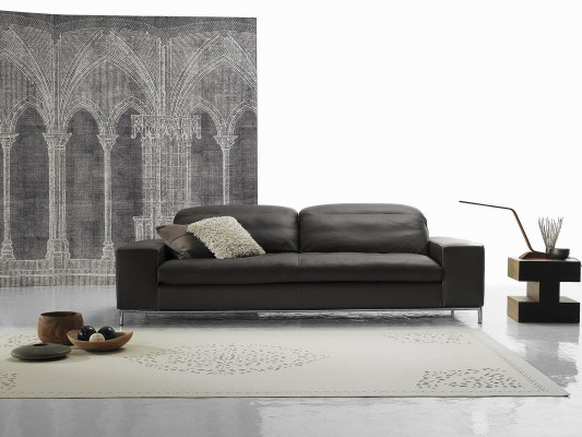 Moderní pohovka 2 místná luxusní kožená pohovka se dvěma sedadly designová pohovka do obývacího pokoje Prianera.