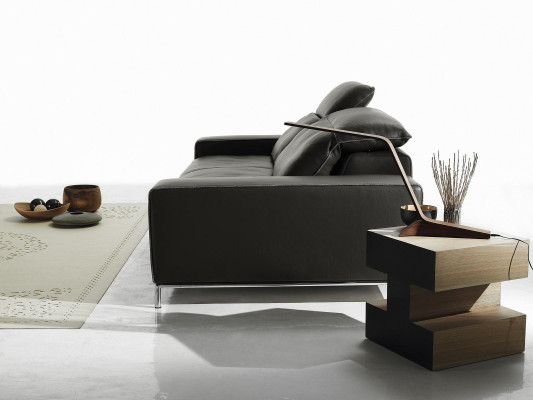 Moderní pohovka 2 místná luxusní kožená pohovka se dvěma sedadly designová pohovka do obývacího pokoje Prianera.