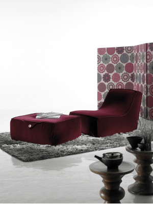 Design křeslo taburet luxus jednosedadlo moderní šedá kůže nábytek jednosedadlo Prianera