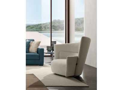 Křeslo sedadlo Moderní design obývací pokoj Bílý Italský styl Luxusní Prianera Nový