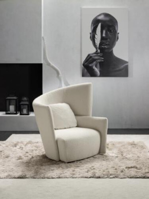 Křeslo sedadlo Moderní design obývací pokoj Bílý Italský styl Luxusní Prianera Nový