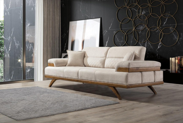 Designová sedací souprava 3+1 Seznam stolků Doplňky Křeslo Luxusní set 3 kusy Nový