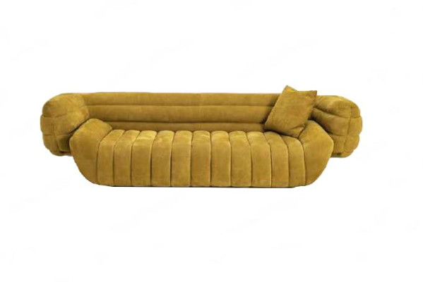 Třísedák 3-setr Luxus Couch bílý potah nábytku designérský nábytek Nový