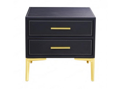 Noční stolek Luxus černá ložnice Nový design nábytek Styl Moderní