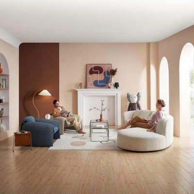 Šedé pětimístné luxusní pohovka Velká obývací souprava Moderní nábytek Nový