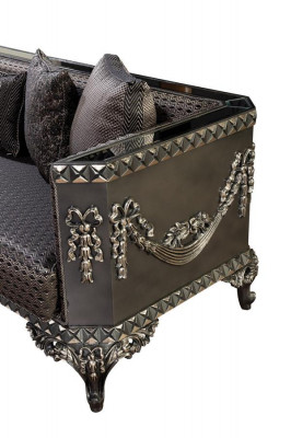 Luxus třímístná designová pohovka 3Sitzer Polster Couchen Chesterfield Sofas