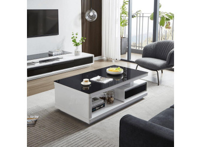Luxus konferenční stolek vedlejší stůl skleněný stůl moderní nábytek design