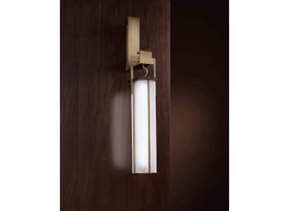 Nástěnná lampa obývacího pokoje ložnice, struktura mosazi v antickém bronzovém provedení, nová.