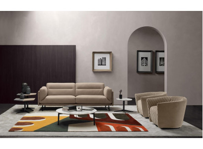 Sofa set Pohovka Polštář Kožená pohovka Italský nábytek Pohovka Prianera