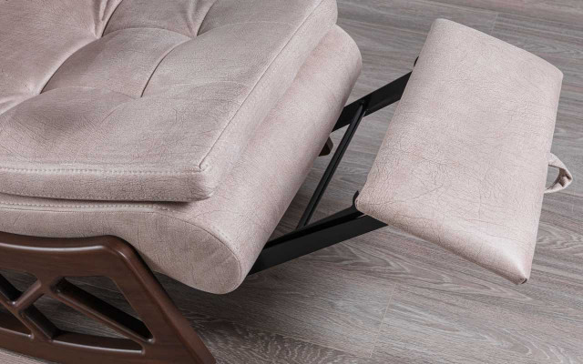 Moderní dřevěná houpačka Vznešený relaxační nábytek do obývacího pokoje s dřevěnou konstrukcí Nový.