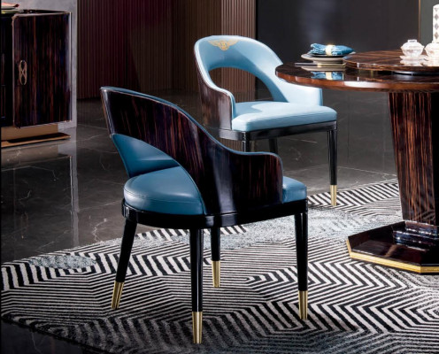 Designový dřevěný stůl Kulatý jídelní stůl Kulaté jídelní stoly 135cm Luxusní třída