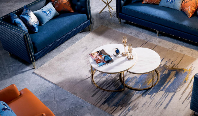 Stůl do obývacího pokoje luxusního designu stolník kávový stolky obytná místnost