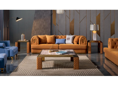 Třísedák Pohovka potahový Design Sofa Moderní Sedačky Pokoj Nábytek
