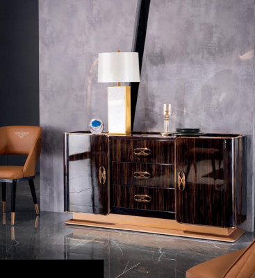Moderní dřevěná komoda sideboard komody 160 cm XXL nízké skříně