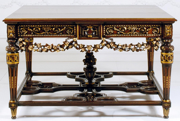 Designový psací stůl Luxusní stůl Kancelářské vybavení Italský styl Nábytek Stoly.