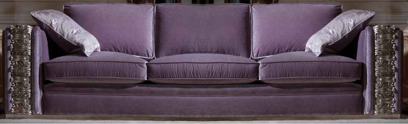 Klasická pohovka Big xxl Pohovky Obývací pokoj Textil Čtyřmístná Italská