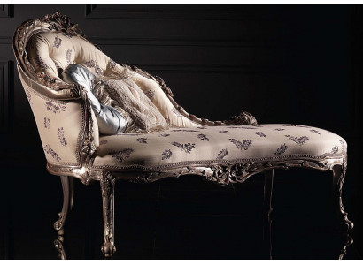 Chaiselongue Luxus Liege Wohnzimmer Chaiselounge Liegen Relax Bank Echtholz Neu --- Dlouhá pohovka Luxus - obývací pokoj Chaiselounge Lehne si Relaxbank Echtholz nový