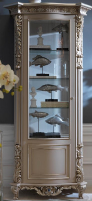 Nábytek z masivního dřeva Vitríny Skříň skříň Vitrine obývací pokoj