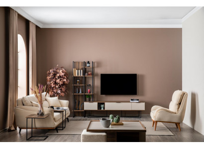 Obývací pokoj set Sofa set 3+1 Stolkem Návrhářská skupina 5dílná