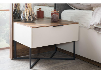 Noční stolky Bílý Moderní design Nábytek Luxus Elegantní Krásný Ložnice